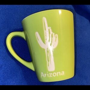 arizona cactus mug Green & White